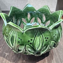 Áttört kerámia tulipán